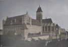 Ansicht der Marienburg in Westpreussen von der Stadtseite