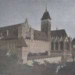 Ansicht der Marienburg in Westpreussen von der Stadtseite