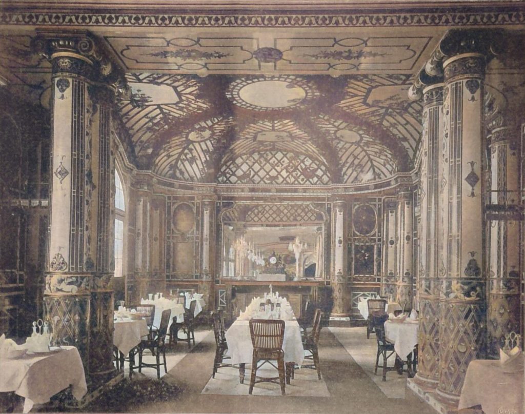 Ansicht der Restauration
