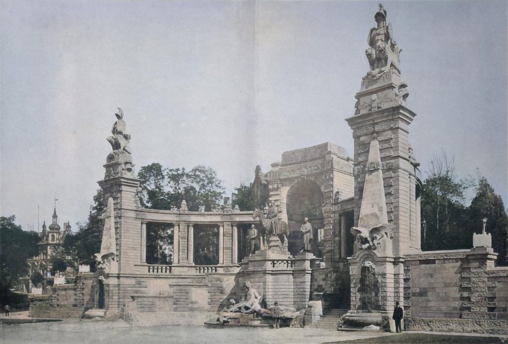 Das Kaiser Wilhelm-Denkmal in Halle a. S. Arch. Prof. Bruno Schmitz-Charlottenburg - Bildh. Prof. Pet. Breuer-Berlin