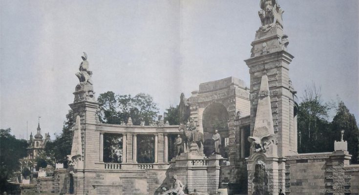 Das Kaiser Wilhelm-Denkmal in Halle a. S. Arch. Prof. Bruno Schmitz-Charlottenburg - Bildh. Prof. Pet. Breuer-Berlin