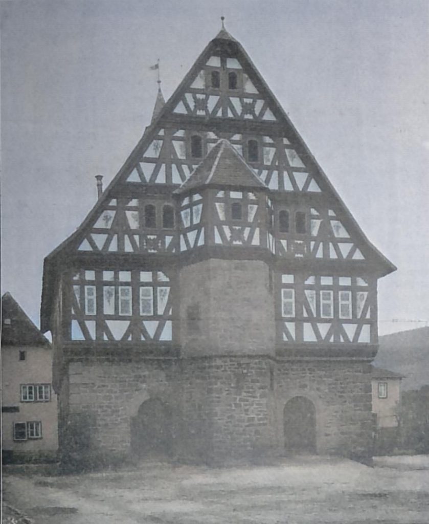 Das Rathhaus in Grossheubach