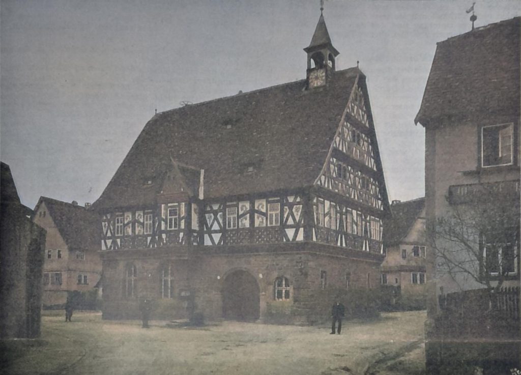 Das Rathhaus in Grossheubach