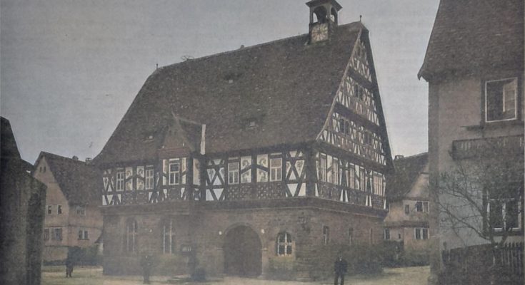 Das Rathhaus in Grossheubach