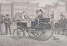 Der Benz'sche Patent-Motorwagen. Originalzeichnung von J. G. Fuellhaas