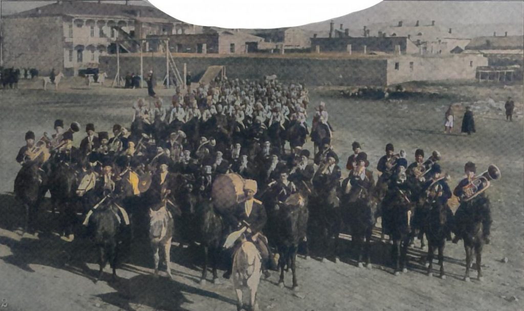 Die 3. Sotnie des Kubanschen Kosakenregiments