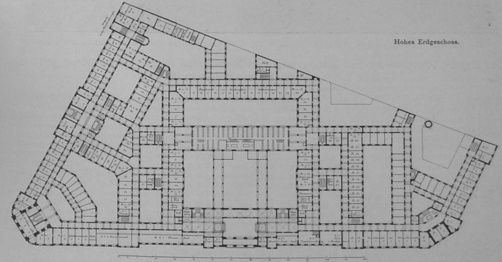 Entwurf von Brth. Schwechten in Berlin. Hohes Erdgeschoss