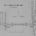 Entwurf zu einer Strassenbrücke über den Rhein in Köln - Lageplan