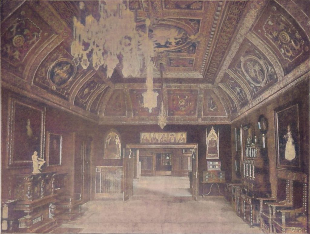 Gesellschaftsräume. (Lenbach-Zimmer)