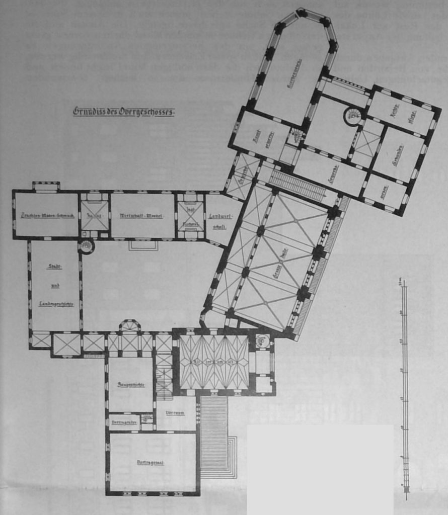 Grundriss des Obergeschosses