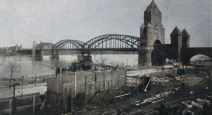 Die neue Rheinbrücke bei Mainz